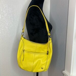 The Sak yellow leather purse shoulder bag